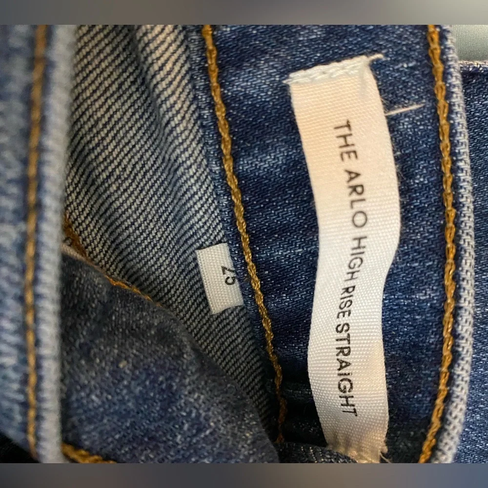 Denim Forum Arlo High Rise Straight - Size 25 - Picture 5 of 6